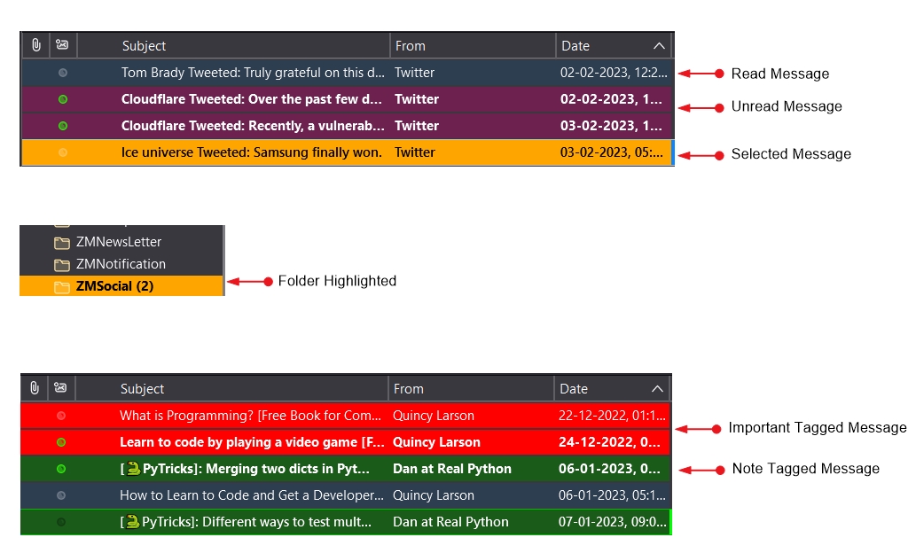 How to customize Thunderbird Mail theme using CSS